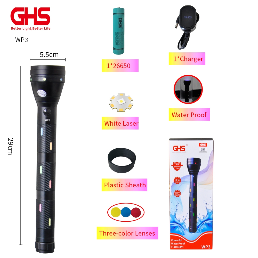 Waterproof flashlight